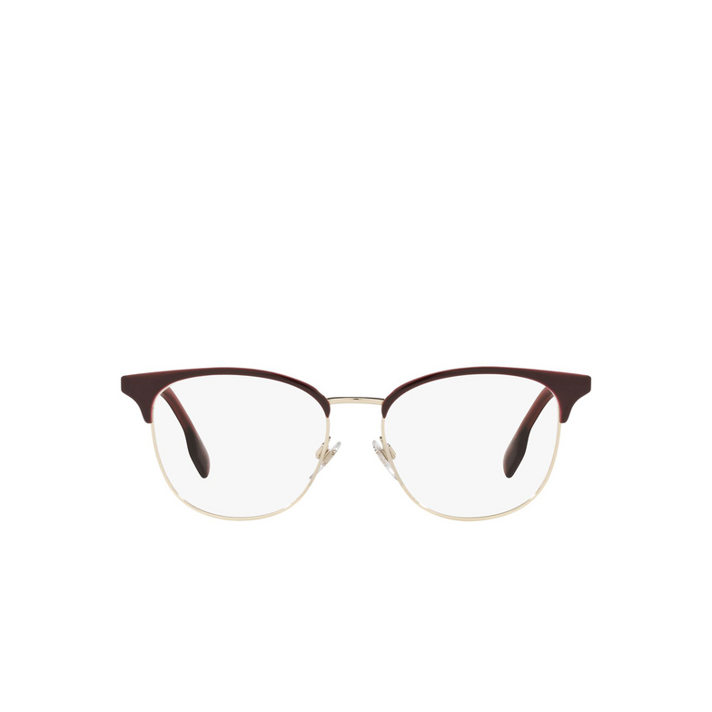 Burberry SOPHIA Eyeglasses 1319 light gold / bordeaux - 1/4
