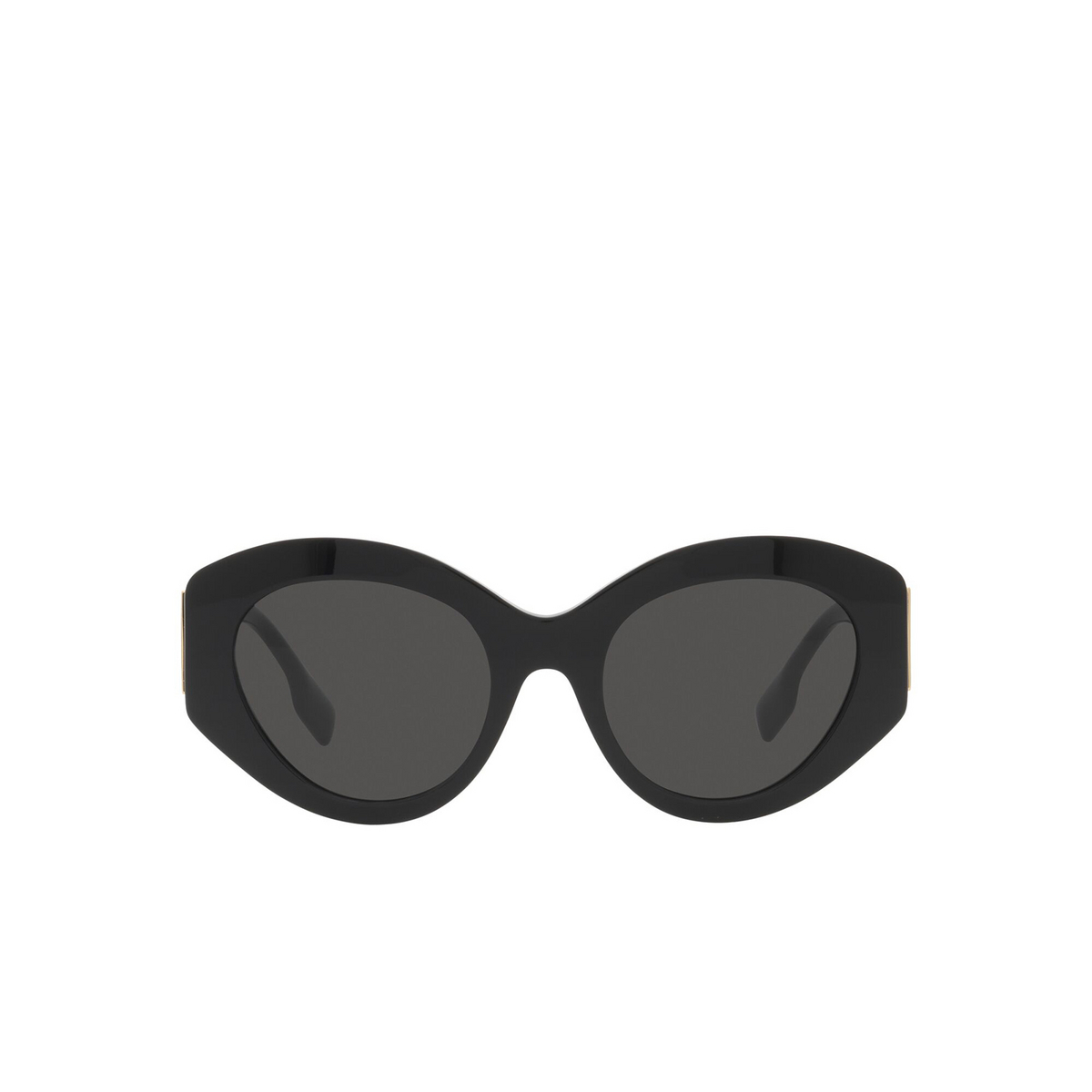 Burberry® Cat-eye Sunglasses: Sophia BE4361 color Black 300187 - front view.