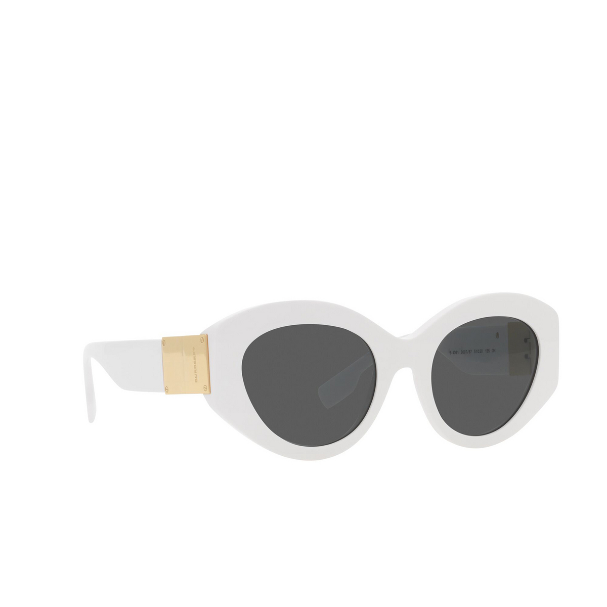 Burberry SOPHIA Sunglasses 300787 White - three-quarters view