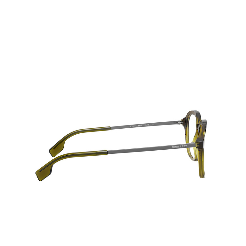 Burberry THEODORE Eyeglasses 3356 transparent olive - 3/4