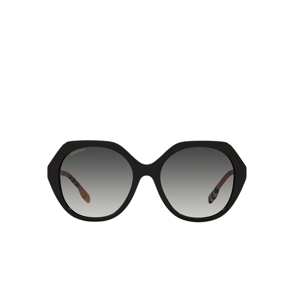 Burberry VANESSA Sunglasses 38538G Black - front view
