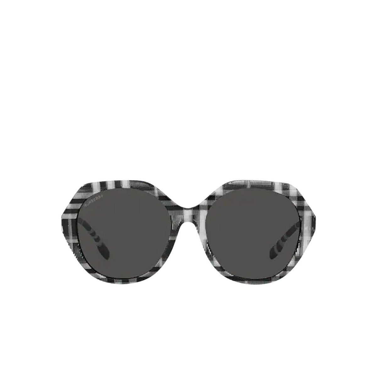 Burberry VANESSA Sunglasses 400487 Check White / Black - front view