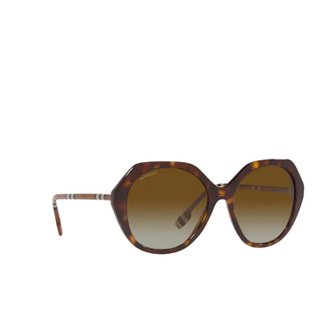 Burberry VANESSA Sunglasses 4017T5 dark havana - three-quarters view