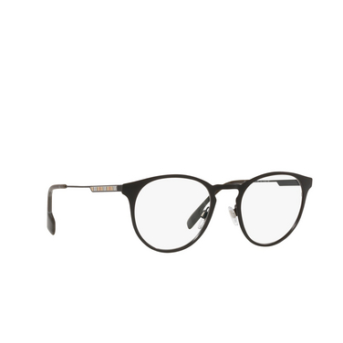Burberry YORK Eyeglasses 1001 matte black - three-quarters view