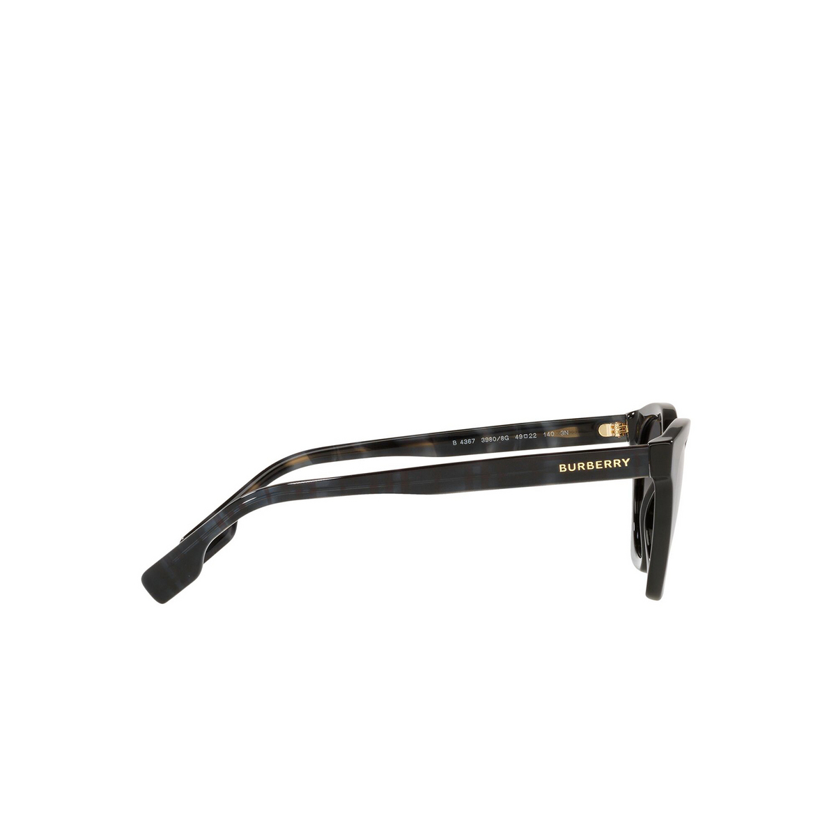 Burberry® Irregular Sunglasses: Yvette BE4367 color Black 39808G - 3/3.