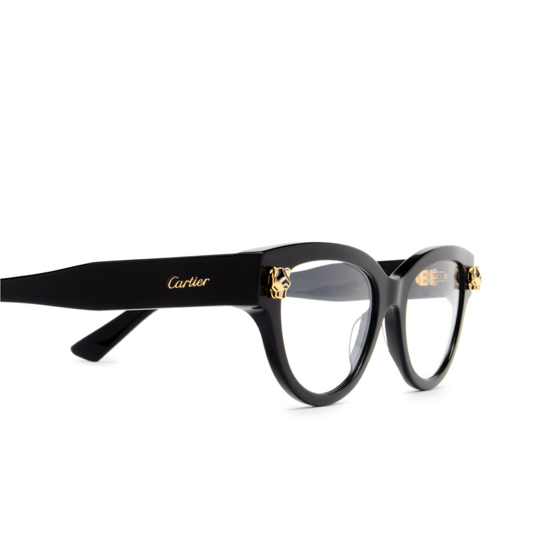 Cartier CT0372S Sunglasses 001 black - 3/5
