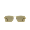 Gafas de sol Cartier CT0012RS 001 gold - Miniatura del producto 1/5