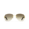 Cartier CT0014RS Sunglasses 001 gold - product thumbnail 1/5