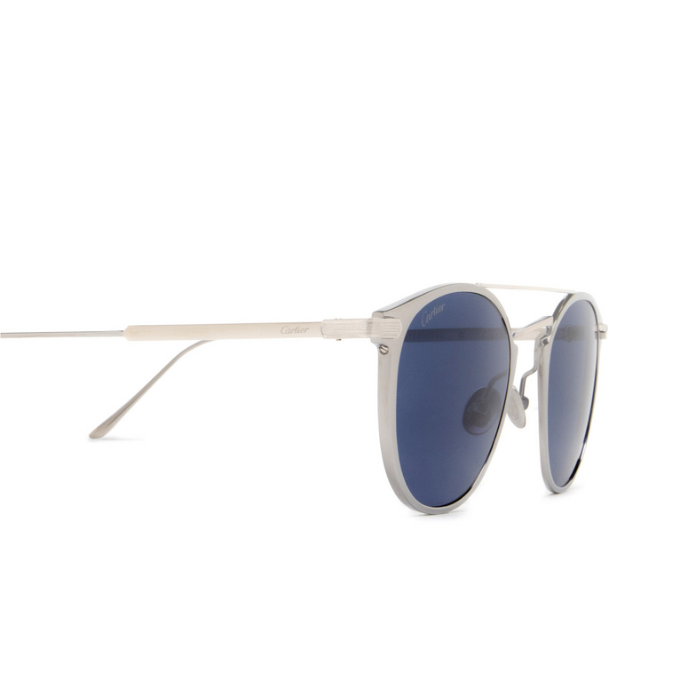 Cartier CT0015S Sunglasses 006 gunmetal - 3/4
