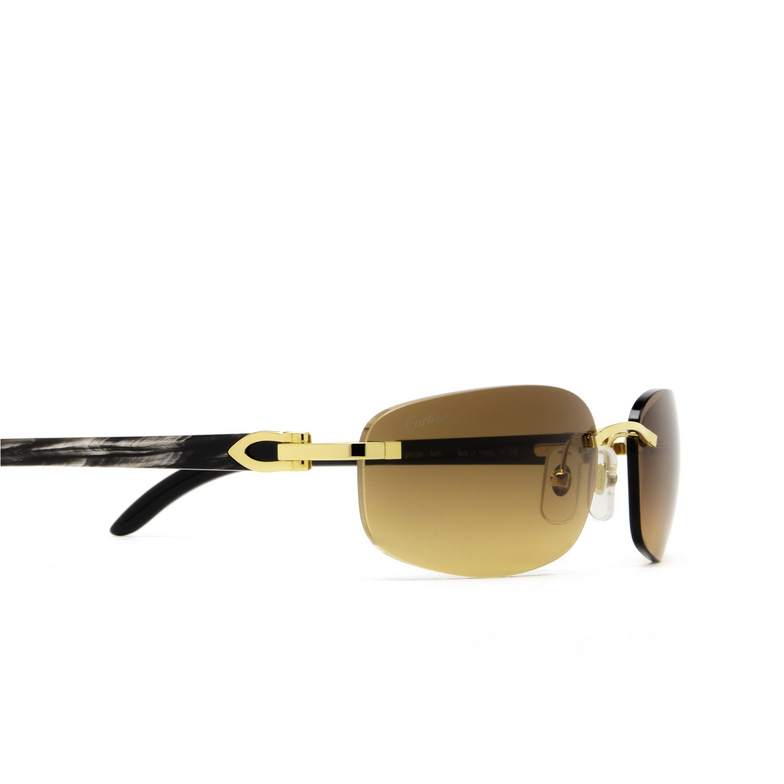 Cartier CT0020RS Sunglasses 001 gold - 3/5