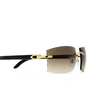 Gafas de sol Cartier CT0021RS 001 gold - Miniatura del producto 3/4