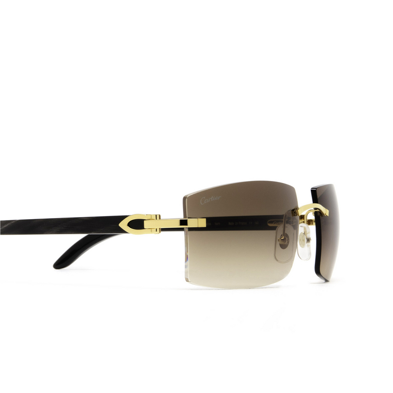 Cartier CT0021RS Sunglasses 001 gold - 3/4