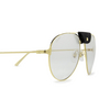 Cartier CT0038S Sunglasses 017 gold - product thumbnail 3/4