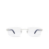 Gafas graduadas Cartier CT0052O 007 platinum & blue - Miniatura del producto 1/4