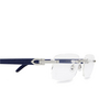 Gafas graduadas Cartier CT0052O 007 platinum & blue - Miniatura del producto 3/4
