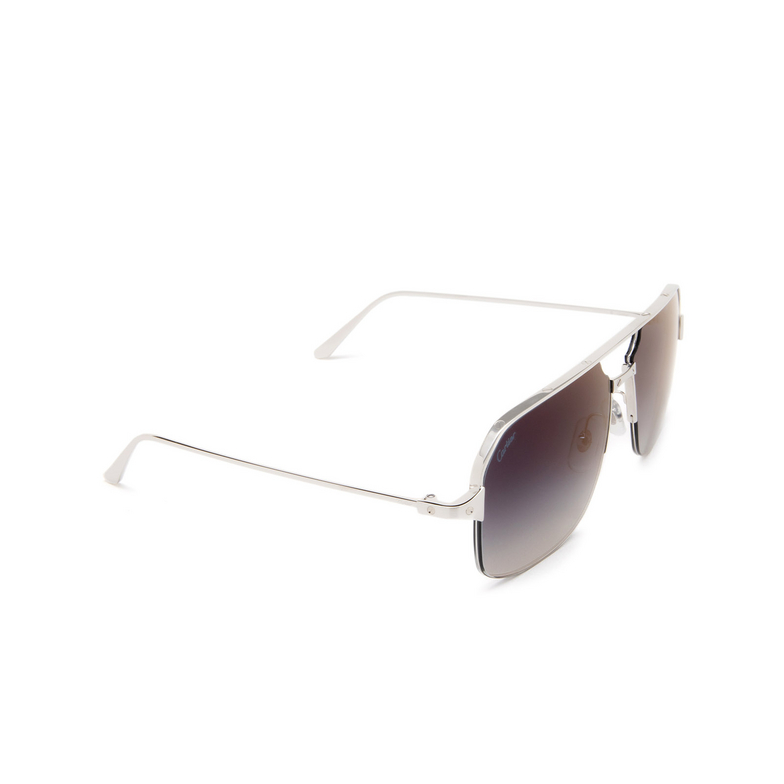 Cartier CT0230S Sunglasses 004 silver - 2/4