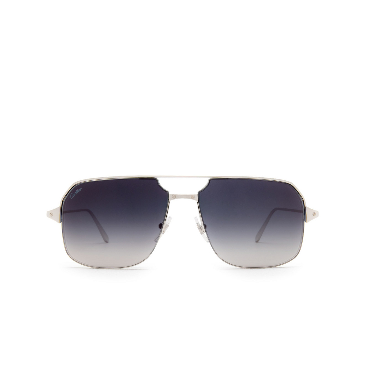 Cartier CT0230S Sunglasses 004 Silver - front view