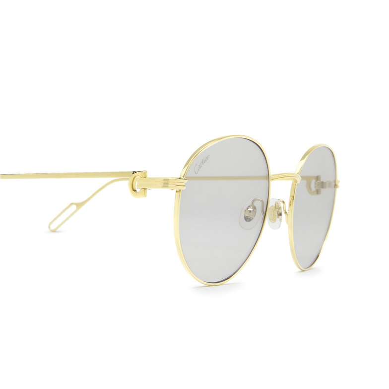 Cartier CT0249S Sunglasses 006 gold - 3/4