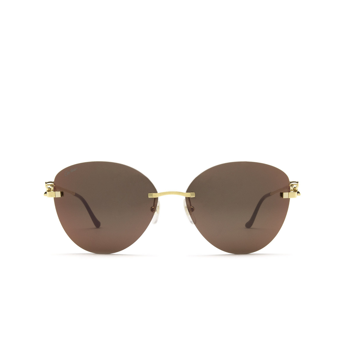 Cartier CT0269S Sunglasses 003 Gold - product thumbnail 1/4