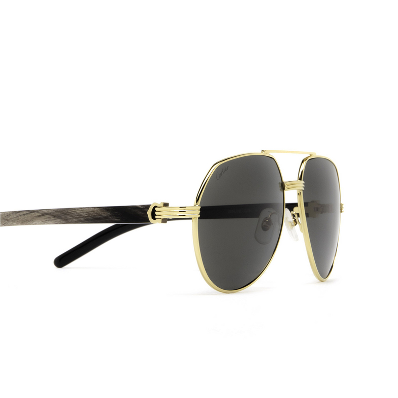 Cartier CT0272S Sunglasses 001 gold - 3/4