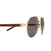 Cartier CT0272S Sunglasses 004 gold & burgundy - product thumbnail 3/4