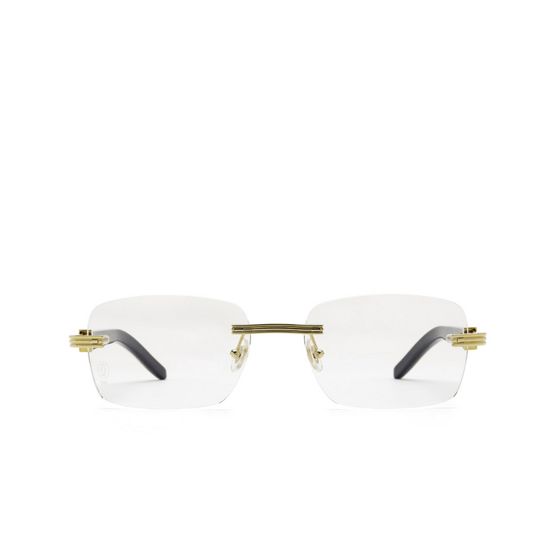 Cartier CT0286O Eyeglasses 003 gold & white - 1/5