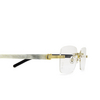Cartier CT0286O Eyeglasses 003 gold & white - product thumbnail 3/5