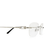 Cartier CT0290O Eyeglasses 004 silver - product thumbnail 3/4