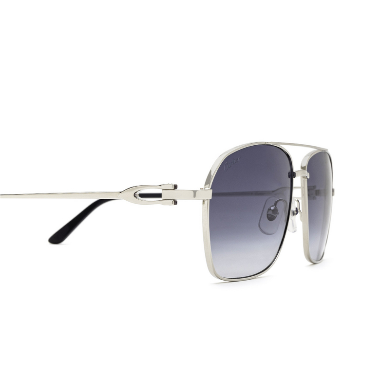 Cartier CT0306S Sunglasses 004 silver - 3/4
