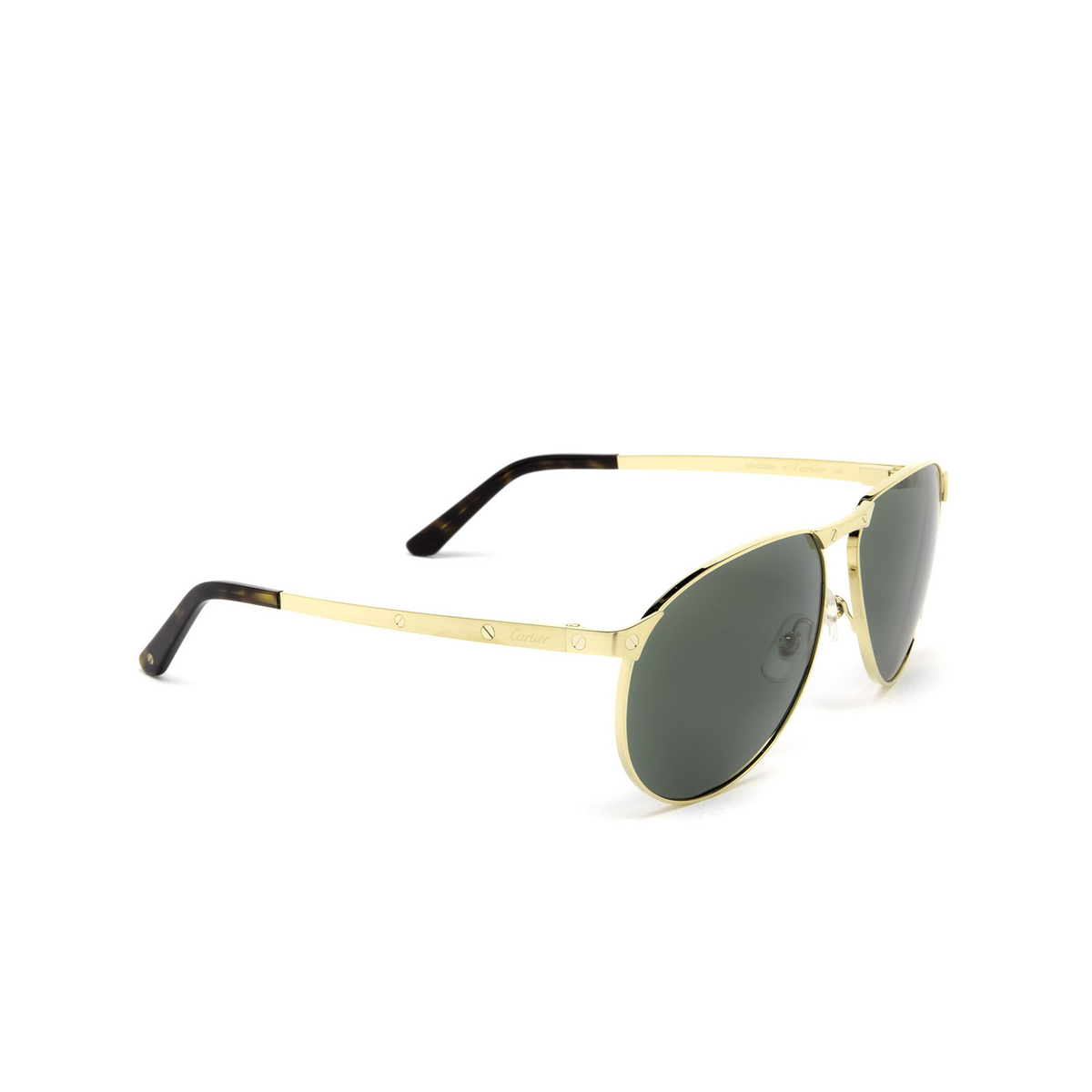 Cartier CT0323S Sunglasses 002 Gold - three-quarters view
