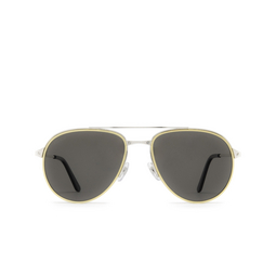 Cartier® Aviator Sunglasses: CT0325S color 005 Silver 