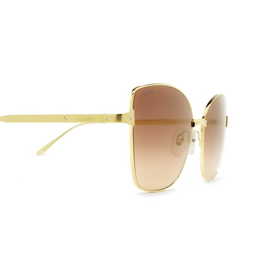 CARTIER キャットアイフレムサンクラス CT0328S 003 Cartier CT0328S Sunglasses - Cartier Authorized Dealer