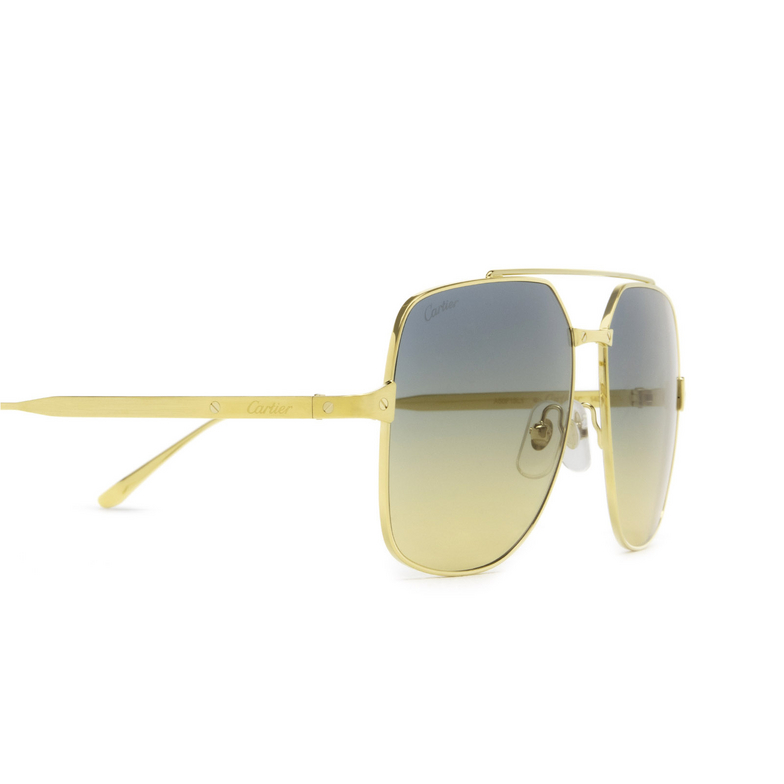 Cartier CT0329S Sunglasses 003 gold - 3/4