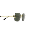 Cartier CT0330S Sunglasses 002 gold - product thumbnail 3/4
