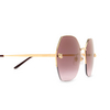 Cartier CT0332S Sunglasses 004 gold - product thumbnail 3/4