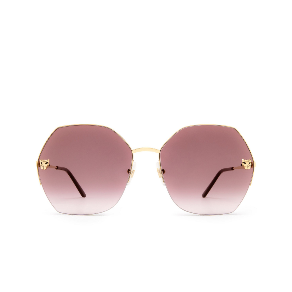 Cartier CT0332S Sunglasses 004 Gold - front view