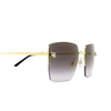 Cartier CT0333S Sunglasses 001 gold - product thumbnail 3/4