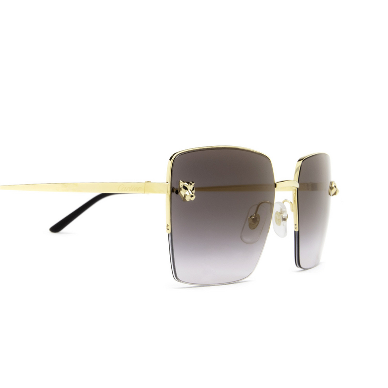 Cartier CT0333S Sunglasses 001 gold - 3/4
