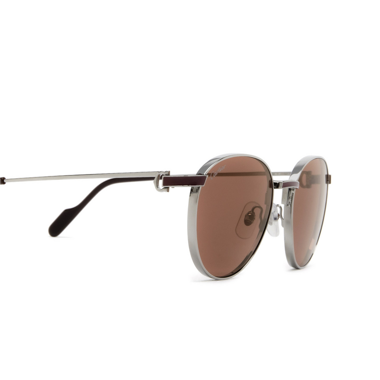 Cartier CT0335S Sunglasses 003 ruthenium - 3/5