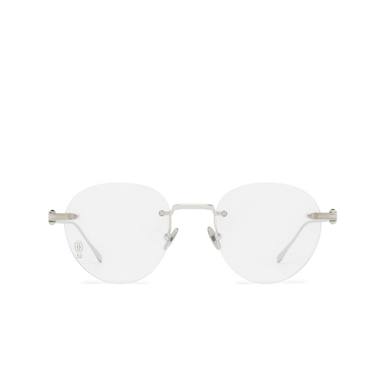Cartier CT0342O Eyeglasses 001 silver - 1/4