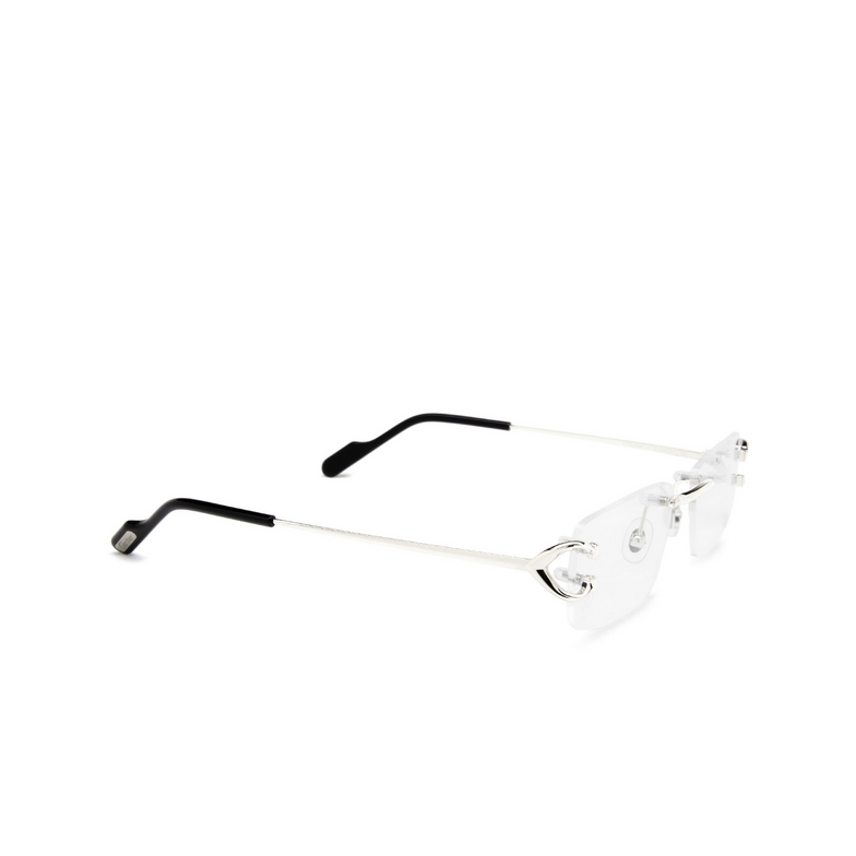 Cartier CT0344O Eyeglasses 002 silver - 2/4