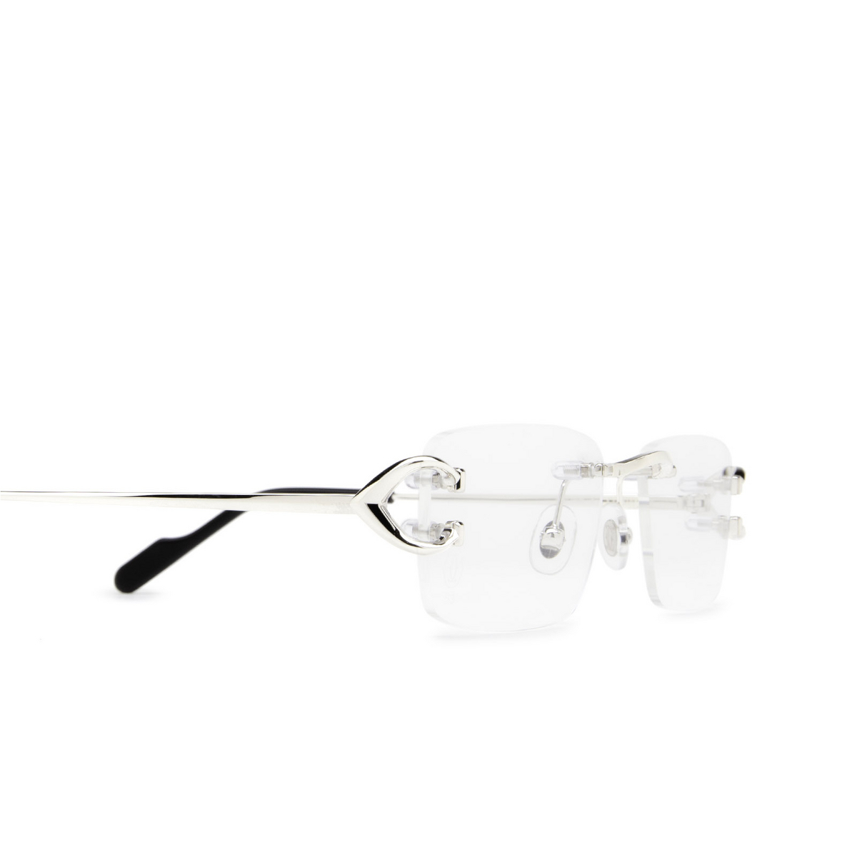 Cartier CT0344O Eyeglasses 002 Silver - product thumbnail 3/4