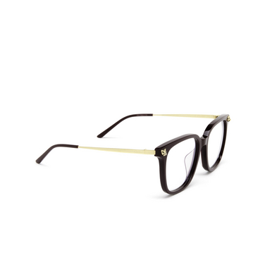 Cartier CT0346O Korrektionsbrillen 003 bordeaux - Dreiviertelansicht