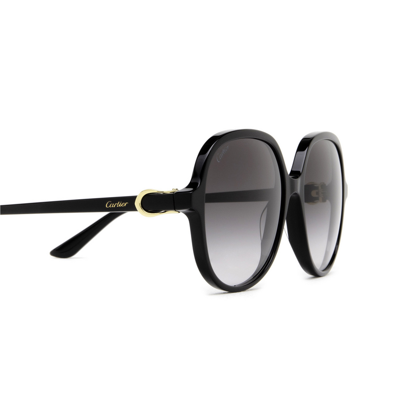 Cartier CT0350S Sunglasses 001 black - 3/4