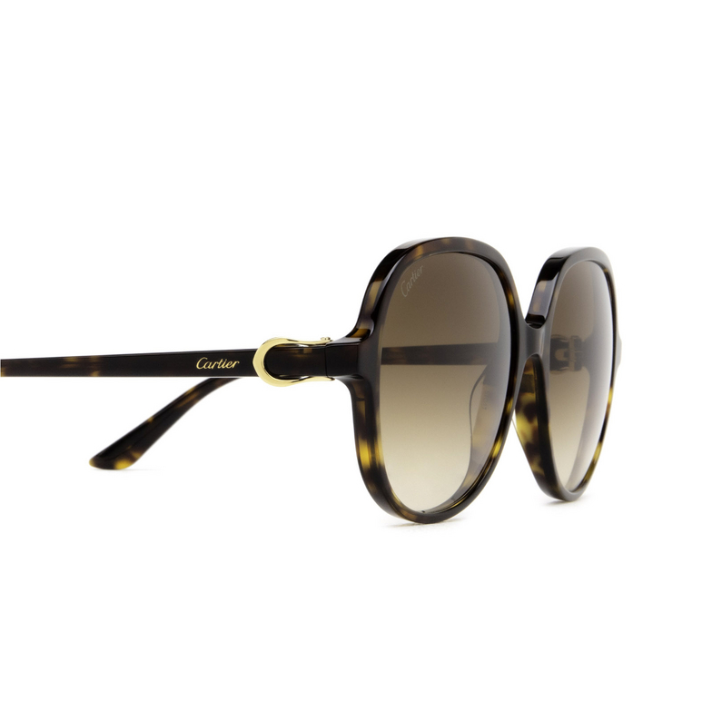 Cartier CT0350S Sunglasses 002 havana - 3/4