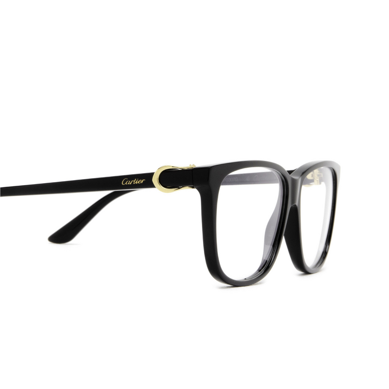 Cartier CT0351O Eyeglasses 001 black - 3/4