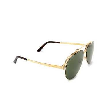 Cartier CT0354S Sunglasses 002 gold - three-quarters view