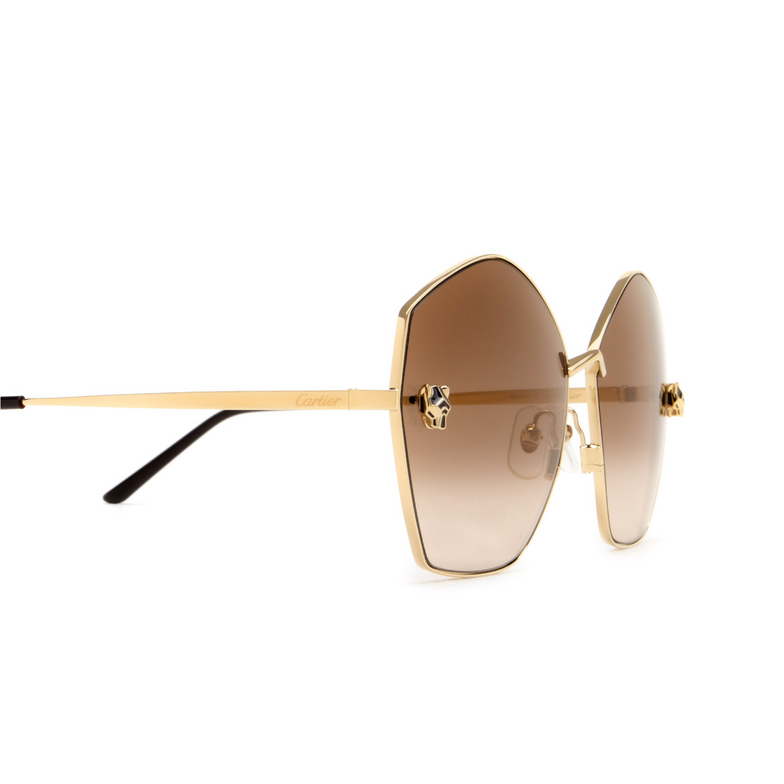 Cartier CT0356S Sunglasses 002 gold - 3/4