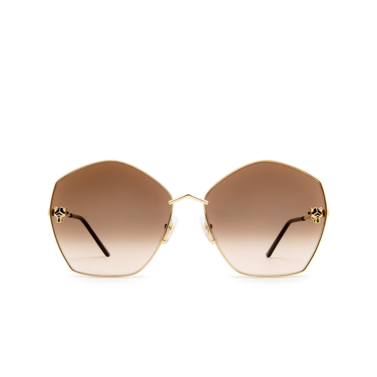 Cartier CT0356S Sunglasses 002 Gold - front view