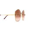 Cartier CT0356S Sunglasses 003 gold - product thumbnail 3/4
